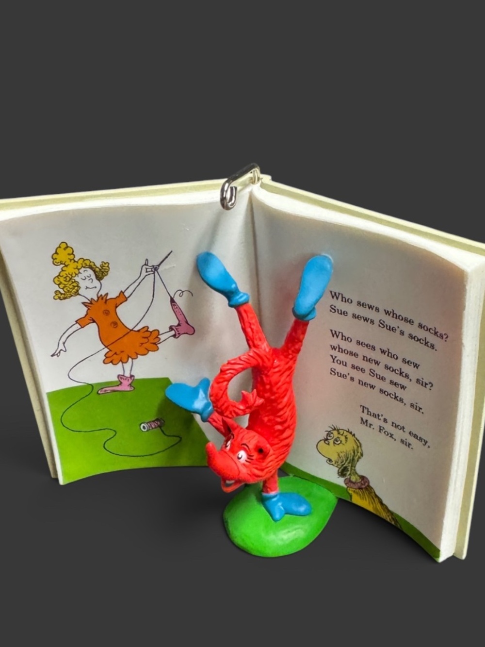 Hallmark 2023 Dr Seuss Fox in Socks Christmas Ornament NIB - Picture 12 of 15